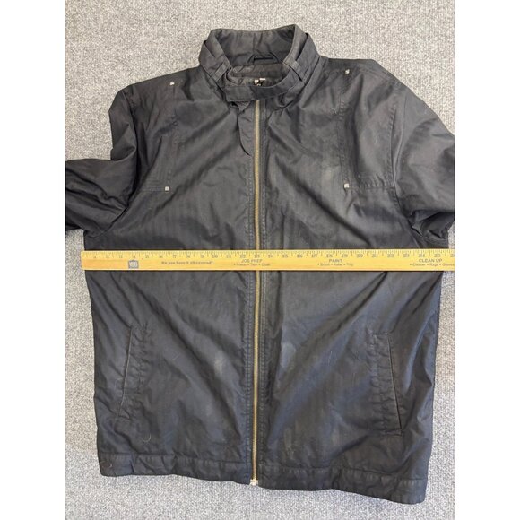 Oakley Insulated Jacket Men's XL Black Nylon Full Zip Mock Neck Pockets Bomber - Picture 5 of 10